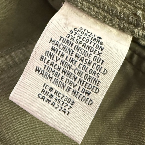 Sanctuary Women’s Reissue Cargo Pants Mossy Green NWT - Picture 8 of 11